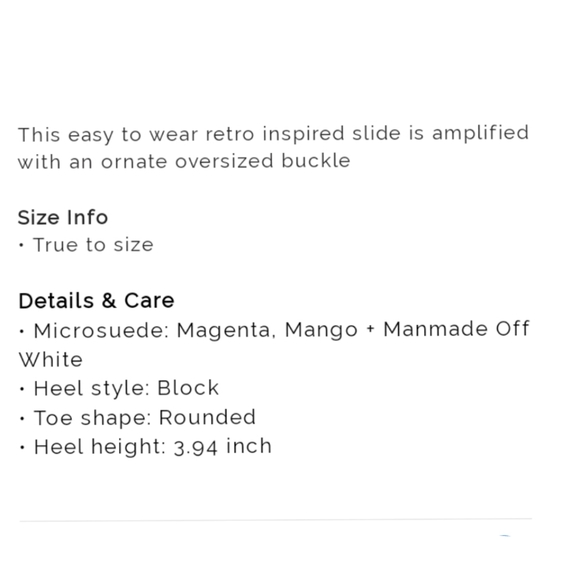 🆕⭐Charles David magenta pink sueded mule heels - Picture 14 of 15